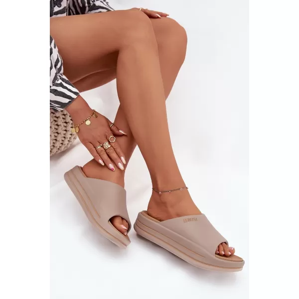  Dámské pantofle BIG STAR SS274424 BEIGE 