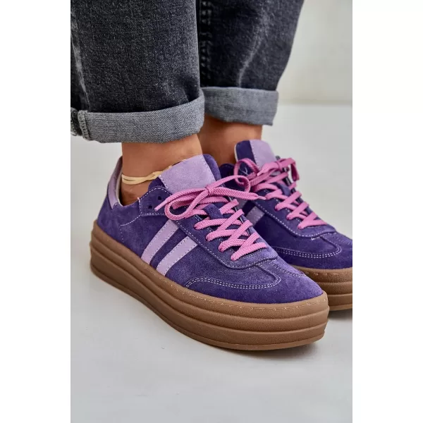  Dámské boty ZAZOO N1068S4 PURPLE 