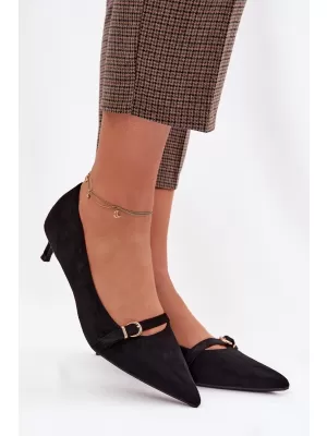 Dámské lodičky na podpatku BOTO PIRELA 42038 BLACK