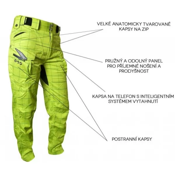  Pánské kalhoty HAVEN CUBES KINGSIZE II ZELENÁ 
