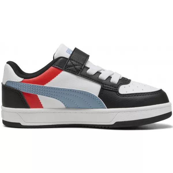  Dětské boty PUMA CAVEN 2.0 BLOCK AC+ PS 394462-17 PUMA WHITE/COOL BLUE/BLACK 