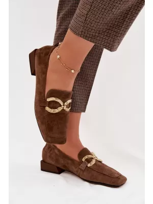 Dámské mokasíny D&A CR61-3115 BROWN