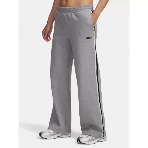  Dámské sportovní kalhoty UNDER ARMOUR ICON HWT FLC PUDDLE PANT 6004851-011 ŠEDÁ 