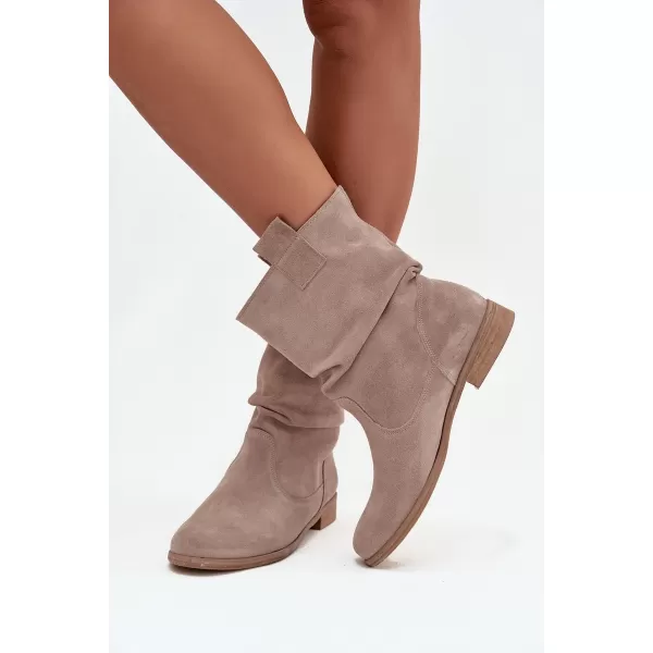  Dámské boty ZAZOO 4210 CAPPUCCINO 