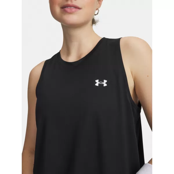  Dámské tílko UNDER ARMOUR TECH TANK SOLID 1383655-001 ČERNÁ 