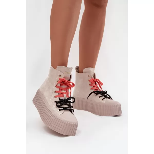  Dámské boty GOE SS2N4047 BEIGE 