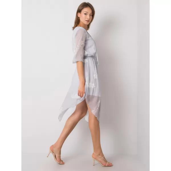  Dámské šaty LAKERTA LK-SK-508085.77P LIGHT GREY 