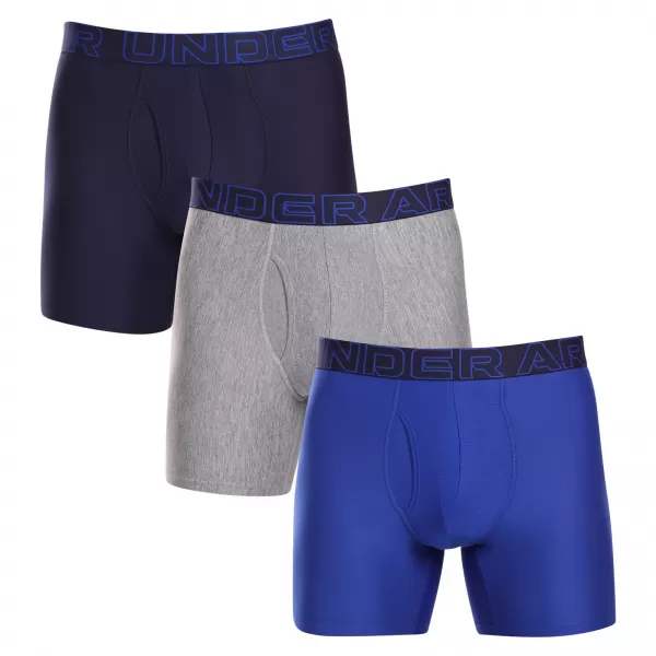  Pánské boxerky UNDER ARMOUR M UA PERF TECH 6IN (3KS) 1383878-400 MODRÁ 