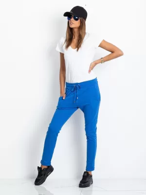 Dámské tepláky BASIC FEEL GOOD RV-DR-3698.06X DARK BLUE
