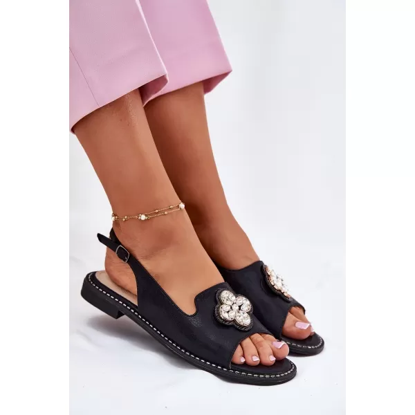  Dámské sandály S.BARSKI KV51-080 BLACK 