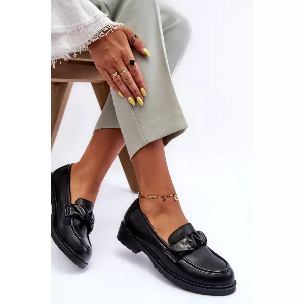  Dámské mokasíny S.BARSKI HY335 BLACK 