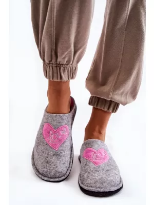 Dámské pantofle BIG STAR KK276020 GREY/PINK