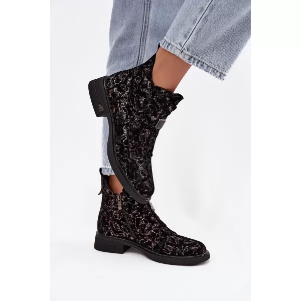  Dámské boty D&A CR52-713 BROWN 
