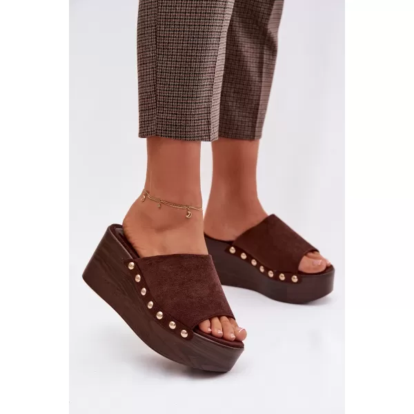  Dámské sandály BOTO HELIVINA 41630 BROWN 