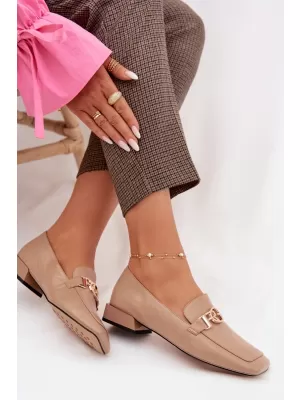 Dámské mokasíny D&A CR61-3125 BEIGE