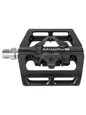 Pedály nášlapné M-WAVE FREEDOM CLIPLESS ČERNÁ