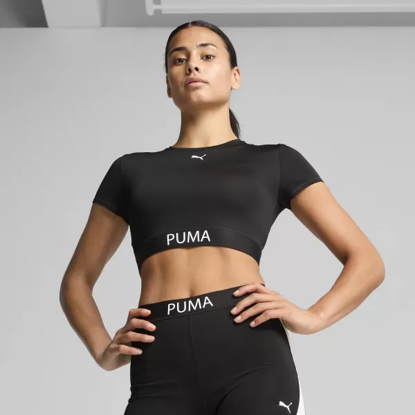  Dámské triko PUMA W STRONG TEE - SHORT 526805-01 PUMA BLACK 