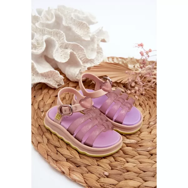  Dětské sandály ZAXY NN385020 PURPLE 