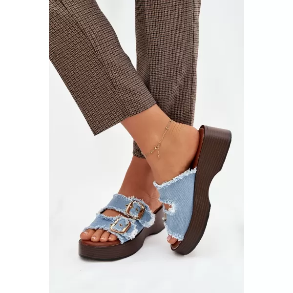 Dámské pantofle BOTO RENELISSE 41325 LIGHT BLUE 