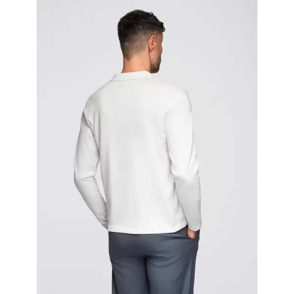  Pánský svetr OMBRE OM-POLS-0140 WHITE 