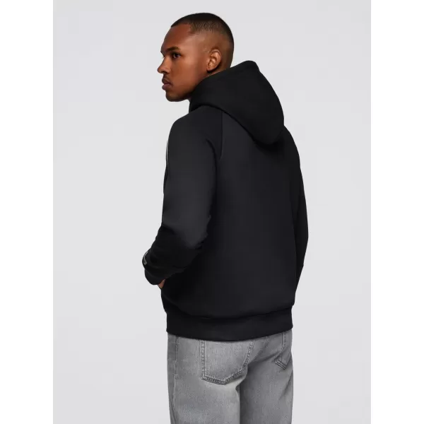  Pánská mikina OMBRE OM-SSNZ-0250 BLACK 