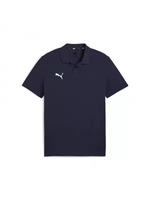 Pánské triko s límečkem PUMA TEAMGOAL CASUALS POLO 658605_06 PUMA NAVY/PUMA WHITE