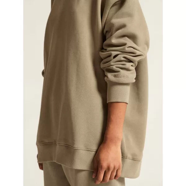  Dámská těžká mikina CRAFT Corp. Frequent Sweatshirt W ŠEDOBÉŽOVÁ 
