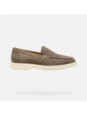 Pánské mokasíny GEOX SPHERICA EC17 G014394 ŠEDÁ