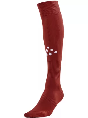 Sportovní stulpny CRAFT TW Squad Sock Solid JASNĚ ČERVENÁ