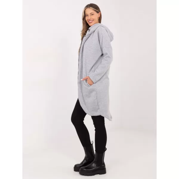  Dámská mikina RUE PARIS RV-BL-4858-1.99P GRAY 