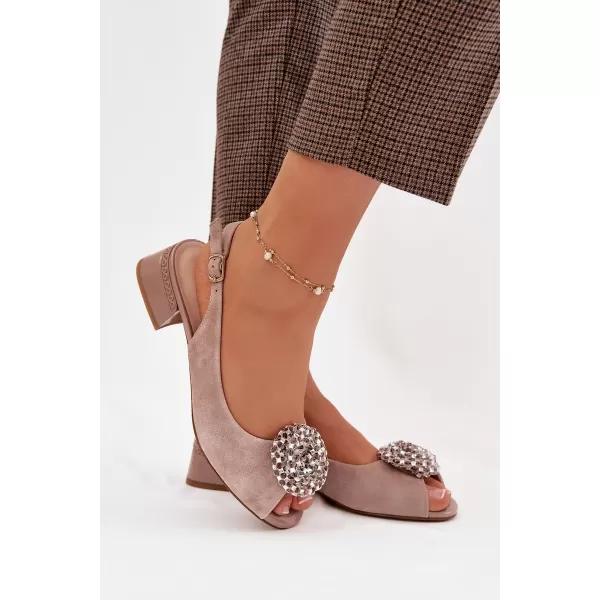  Dámské sandály D&A CR61-3030 BEIGE 