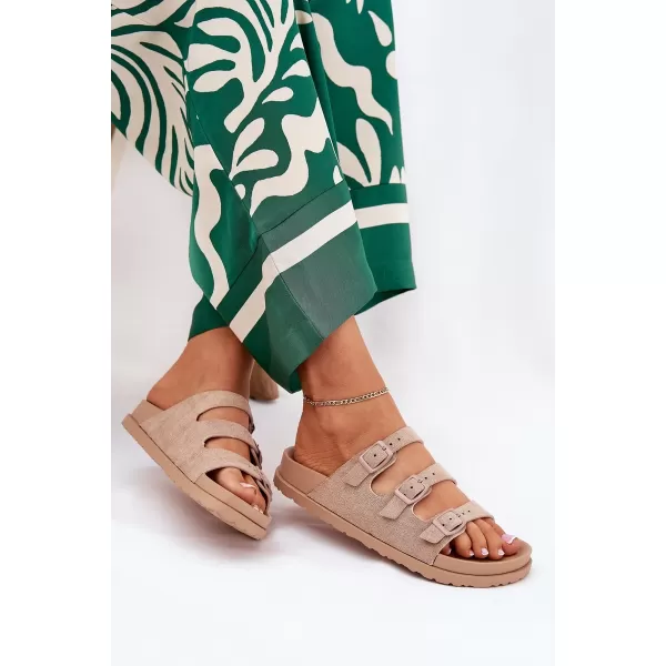  Dámské pantofle BOTO ULIRI 36079 KHAKI 