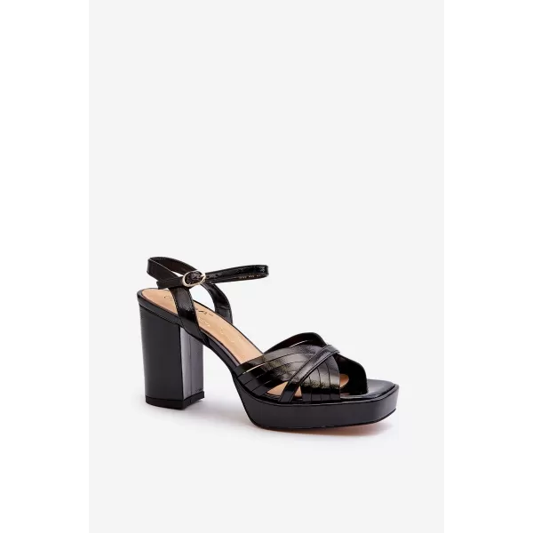  Dámské sandály D&A MR38-668 BLACK 