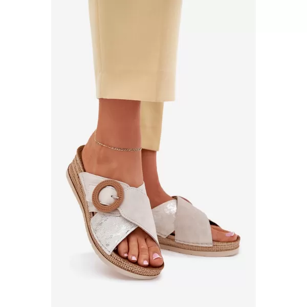  Dámské sandály INBLU RV000012 BEIGE 