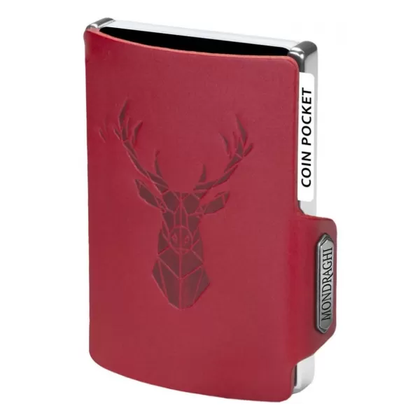  Peněženka MONDRAGHI Silhouette Modern Deer RED 