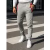Pánské kalhoty DSTREET SVĚTLE ŠEDÁ