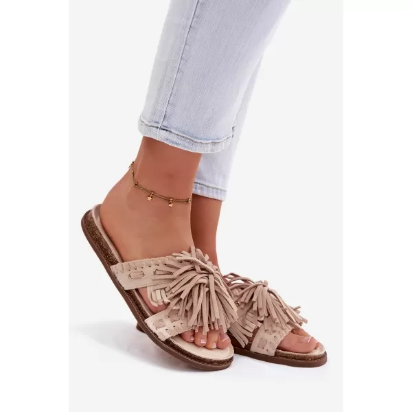  Dámské pantofle BOTO GLORINNA 41498 BEIGE 