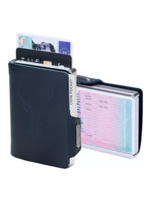 Peněženka MONDRAGHI Silhouette Modern Deer BLUE