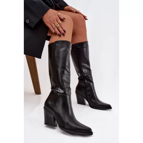  Dámské kozačky BOTO KATELLE 40586 BLACK 