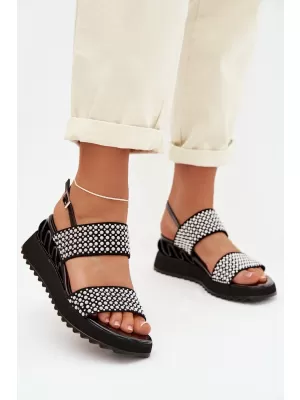 Dámské sandály D&A CR61-3067 BLACK