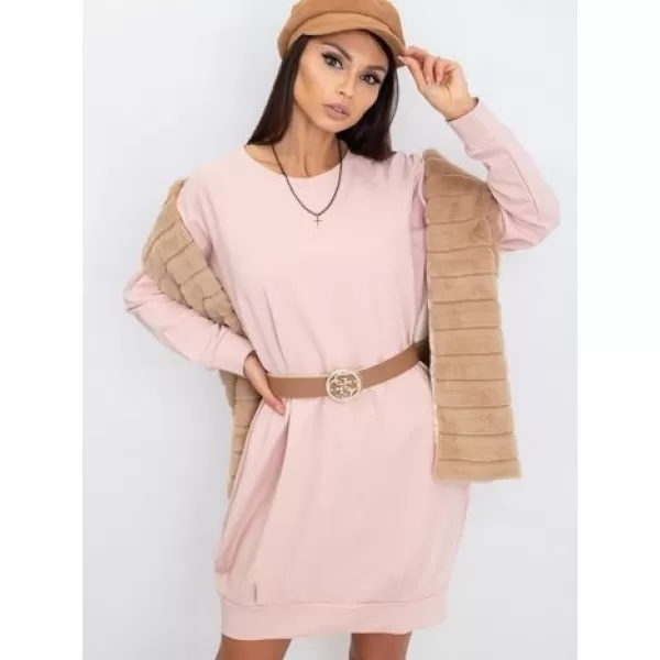  Dámské šaty BASIC FEEL GOOD RV-TU-5184.93P BRIGHT PINK 