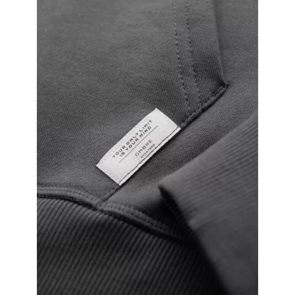  Pánská mikina OMBRE OM-SSNZ-0241 GRAPHITE 