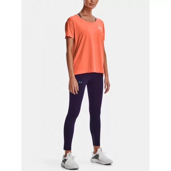  Dámské triko UNDER ARMOUR  UA RUSH ENERGY SS ORANŽOVÁ 