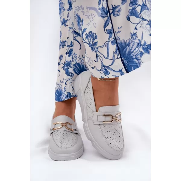  Dámské mokasíny VINCEZA 88007 WHITE 