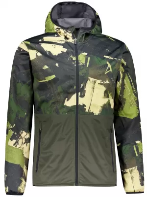 Pánská softshellová bunda premium ALTISPORT VOJ/ALM125JACK01 MASKAC/GRN