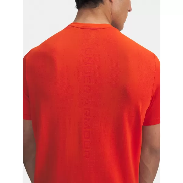  Pánské triko UNDER ARMOUR VANISH SEAMLESS NOVELTY SS 1388129-844 ORANŽOVÁ 
