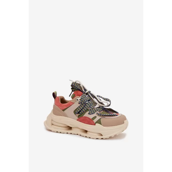 Dámské tenisky D&A CR61-3133 BEIGE 