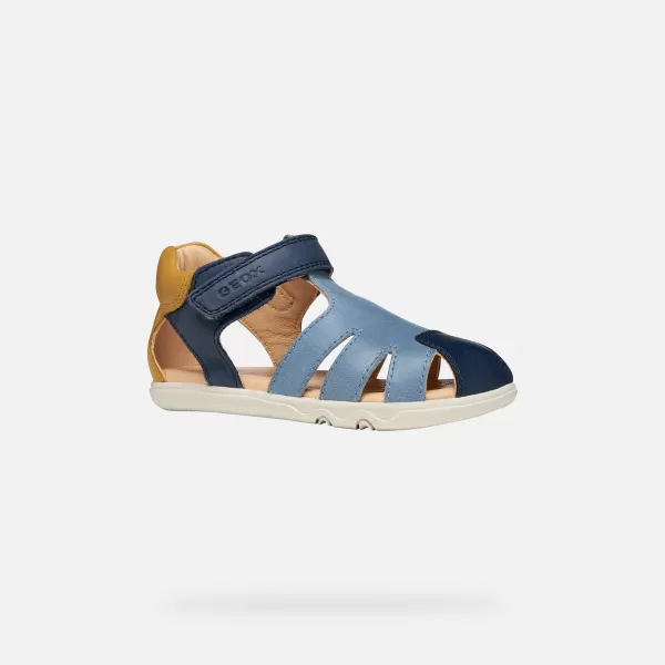  Chlapecké sandály GEOX SANDAL STEPPIEUP B656PC000CLC0916 MODRÁ 