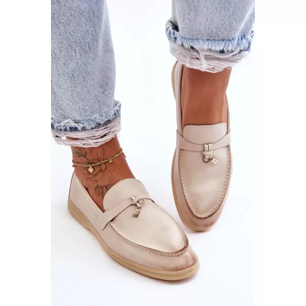  Dámské mokasíny BOTO CORTEZ 26651 BEIGE 