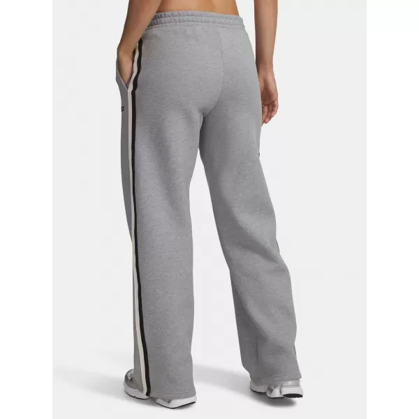  Dámské sportovní kalhoty UNDER ARMOUR ICON HWT FLC PUDDLE PANT 6004851-011 ŠEDÁ 